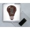 Good Ideas Start with Great Coffee - Square Acrylic Fridge Magnet
