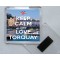 Keep Calm and Love Torquay - Square Acrylic Fridge Magnet