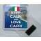 Keep Calm and Love Capri - Square Acrylic Fridge Magnet