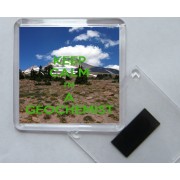 Keep Calm I'm a Geochemist - Square Acrylic Fridge Magnet