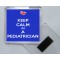 Keep Calm I'm a Pediatrician - Square Acrylic Fridge Magnet