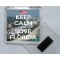 Keep Calm and Love Florida - Square Acrylic Fridge Magnet