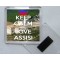 Keep Calm and Love Assisi - Square Acrylic Fridge Magnet