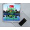 Keep Calm and Love Istanbul - Square Acrylic Fridge Magnet