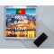Keep Calm and Love Portugal - Square Acrylic Fridge Magnet