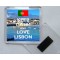 Keep Calm and Love Lisbon - Square Acrylic Fridge Magnet