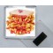 Keep Calm and Love Chip Butties - Square Acrylic Fridge Magnet
