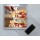 Keep Calm and Love Pizza - Square Acrylic Fridge Magnet