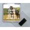 Keep Calm and Love Shire Horses - Square Acrylic Fridge Magnet