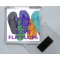 Keep Calm and Love Flip Flops - Square Acrylic Fridge Magnet