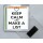 Keep Calm and Make a List - Square Acrylic Fridge Magnet