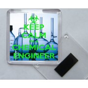 Keep Calm I'm a Chemical Engineer - Square Acrylic Fridge Magnet