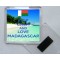 Keep Calm and Love Madagascar - Square Acrylic Fridge Magnet