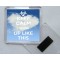 Keep Calm I Woke Up Like This - Square Acrylic Fridge Magnet