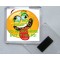 You Don't have to be Crazy to Work Here But It Helps! - Square Acrylic Fridge Magnet