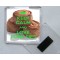 Keep Calm and Love Pork Pies - Square Acrylic Fridge Magnet