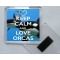 Keep Calm and Love Orcas - Square Acrylic Fridge Magnet