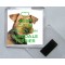 Keep Calm and Love an Airedale Terrier - Square Acrylic Fridge Magnet