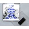 Keep Calm and Love Jiu-Jitsu - Square Acrylic Fridge Magnet