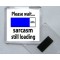 Please wait sarcasm still loading - Square Acrylic Fridge Magnet