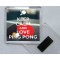 Keep Calm and Love Ping Pong - Square Acrylic Fridge Magnet