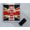 Keep Calm and Drive a Mini - Square Acrylic Fridge Magnet