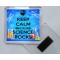 Keep Calm Because Science Rocks - Square Acrylic Fridge Magnet