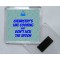 Chemistry's Like Cooking Just Don't Lick the Spoon - Square Acrylic Fridge Magnet