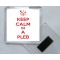 Keep Calm I'm a Pleb - Square Acrylic Fridge Magnet