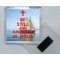 Be Still and Anchor in Jesus - Square Acrylic Fridge Magnet