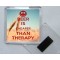 Beer is Cheaper than Therapy - Square Acrylic Fridge Magnet