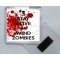 Stay Alive and Avoid Zombies - Square Acrylic Fridge Magnet