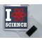 I Love Science - Square Acrylic Fridge Magnet