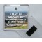 I May be Wrong But Highly Doubt it Being From Huddersfield - Square Acrylic Fridge Magnet
