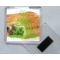 Keep Calm and Love Mince & Cheese Pie - Square Acrylic Fridge Magnet