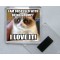 I am Obsessed with being Grumpy I Love It! - Square Acrylic Fridge Magnet
