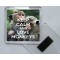 Keep Calm and Love Monkeys - Square Acrylic Fridge Magnet
