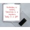 Yesterday is history Tomorrow is a mystery Today is a gift - Square Acrylic Fridge Magnet