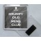 Grumpy Old Mens Club - Square Acrylic Fridge Magnet
