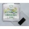 I'd Rather be Drinking Gin - Square Acrylic Fridge Magnet