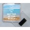 Life is Better at the Beach - Square Acrylic Fridge Magnet