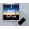 Not Today Satan - Square Acrylic Fridge Magnet