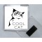 Cool Cat - Square Acrylic Fridge Magnet