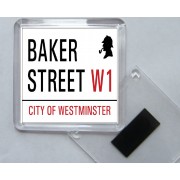 Baker Street - Square Acrylic Fridge Magnet