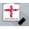 Jesus Loves You - Square Acrylic Fridge Magnet