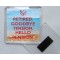Retired. Goodbye Tension. Hello Pension. - Square Acrylic Fridge Magnet