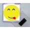 Tongue Out Smiley - Square Acrylic Fridge Magnet