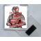 Put on the Whole Armour of God - Square Acrylic Fridge Magnet