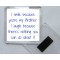 I smile because you're my Brother. I laugh because there's nothing you can do about it - Square Acrylic Fridge Magnet