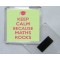 Keep Calm because Maths Rocks - Square Acrylic Fridge Magnet